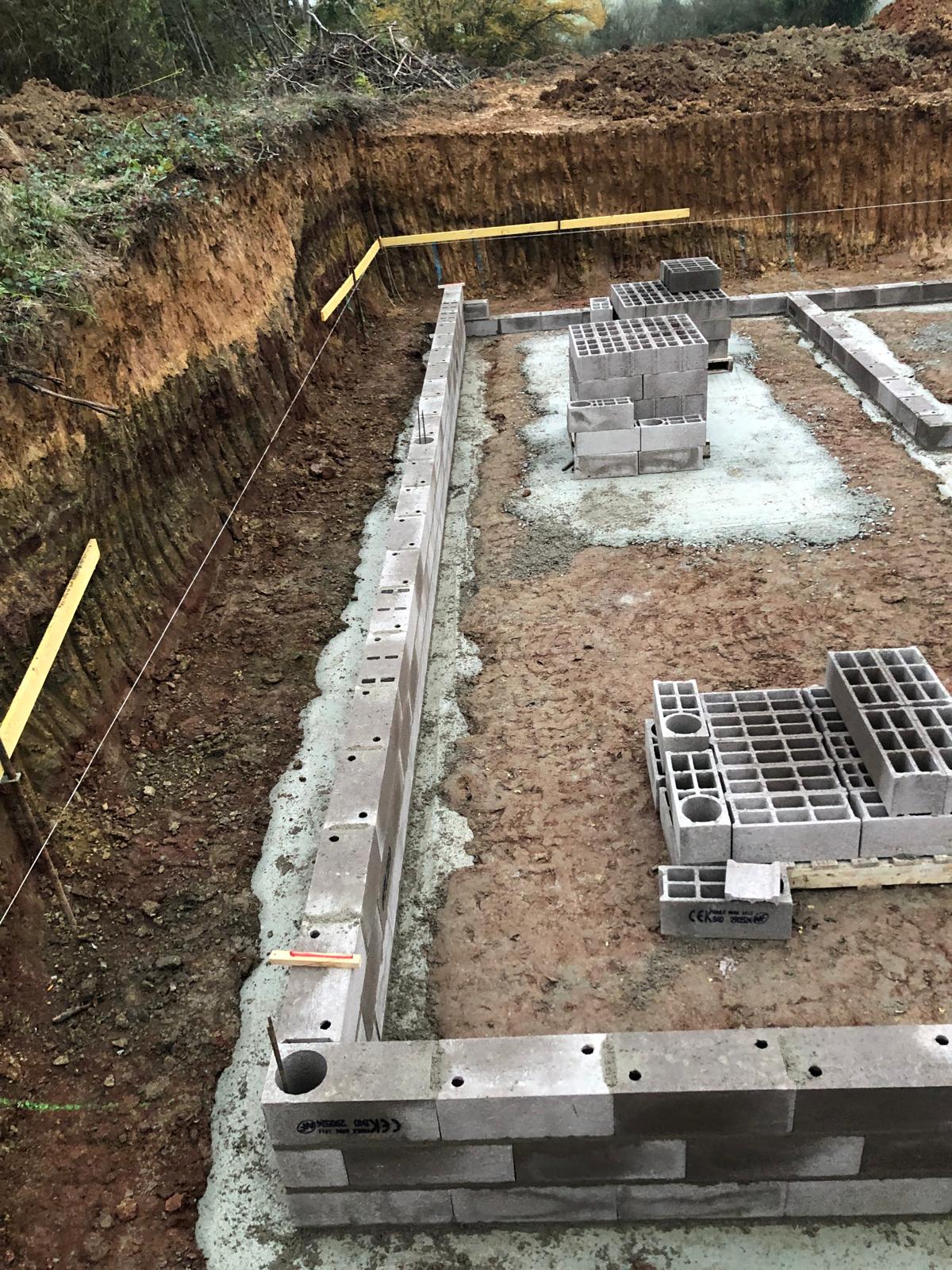Chantier BATIPROLUX — Gros œuvre souterrain