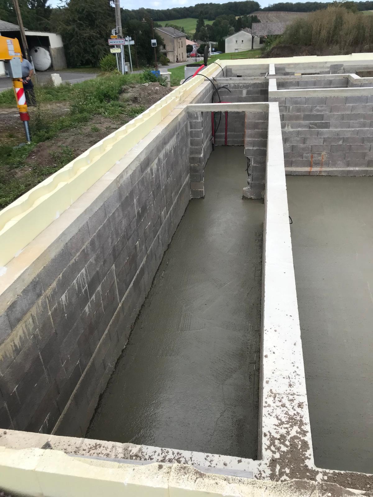 Réalisation BATI PRO LUX — Coulage béton & dalle — Menskirch